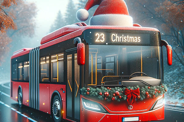 Feiertagsverkehr an Weihnachten